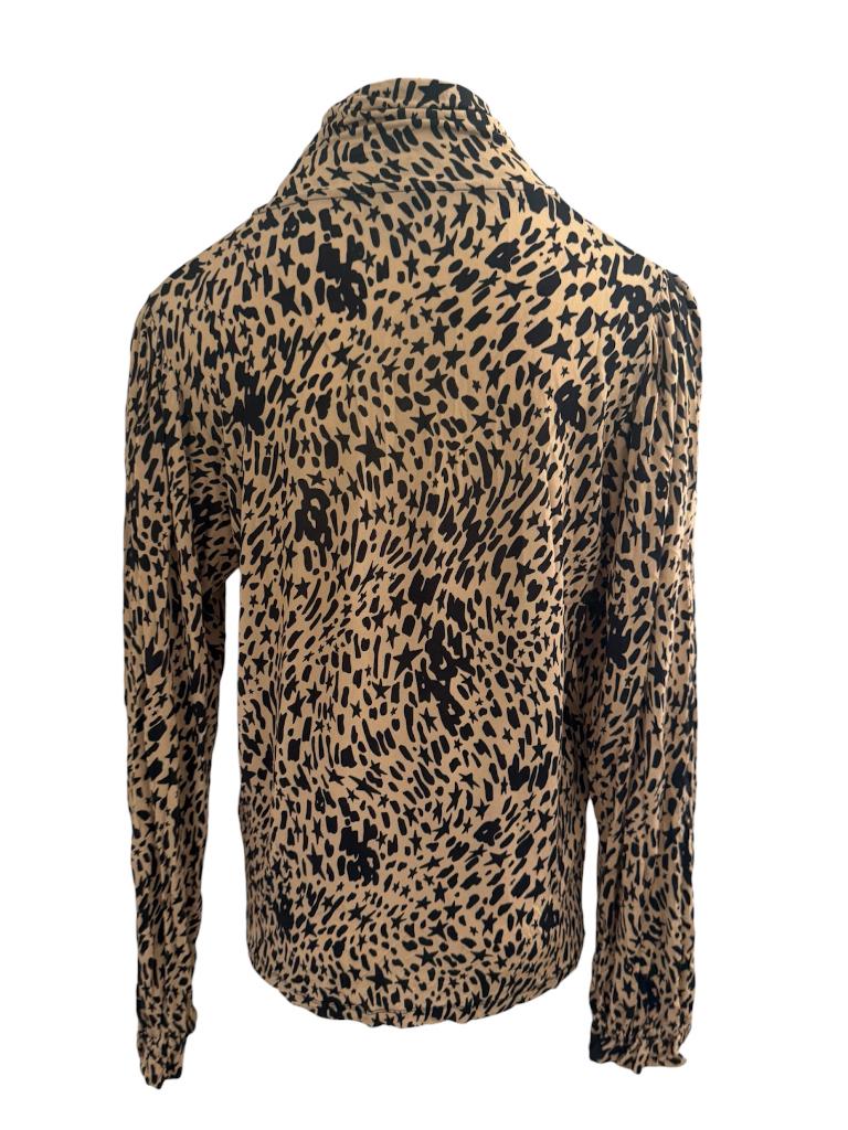 Fabienne Chapot shirt lange mouw L, Maat 38/40 (M), Bruin, Ophalen of Verzenden, Zo goed als nieuw