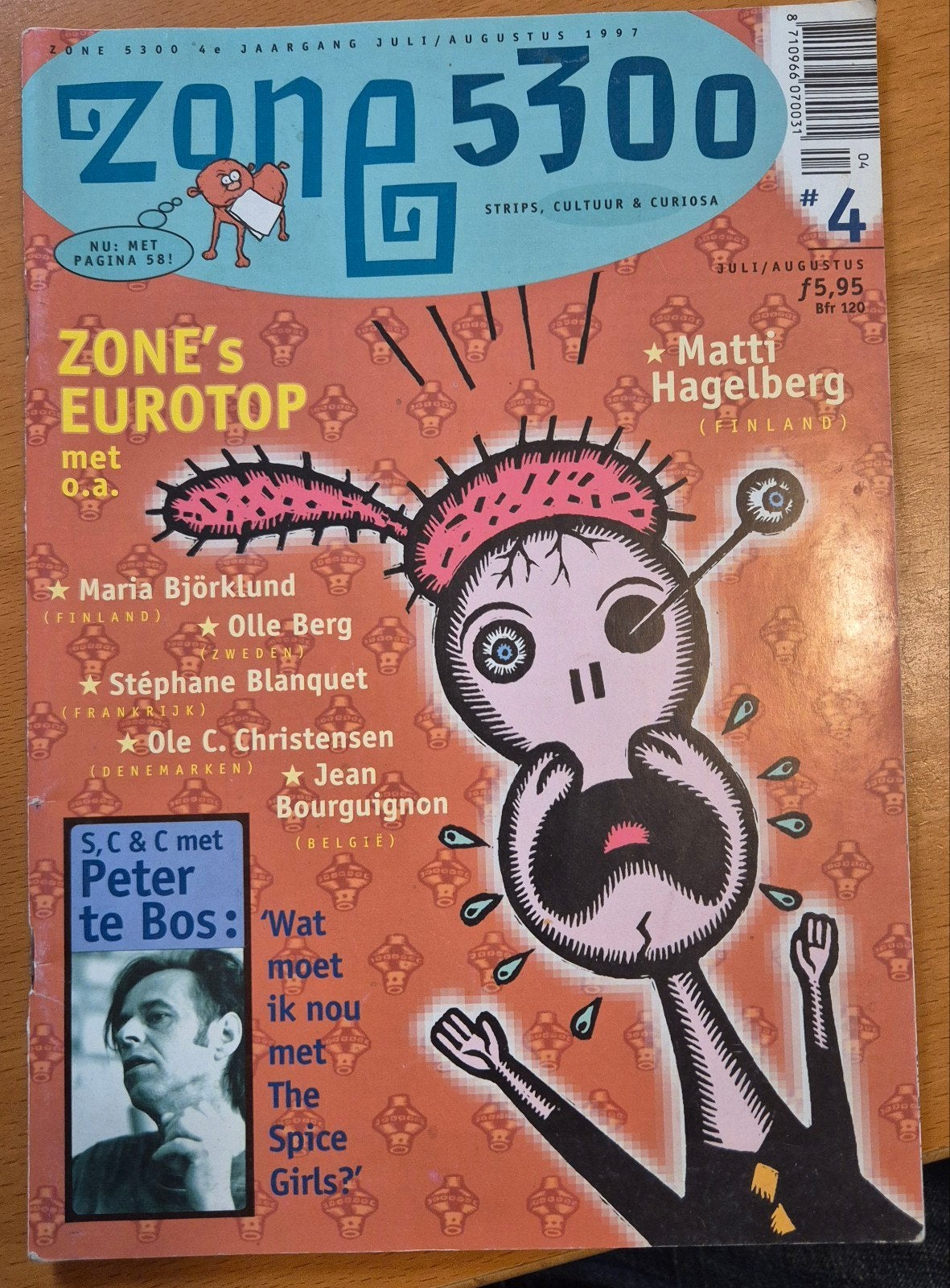 Zone 5300 #4 (1997) - Strips, cultuur, Boeken, Ophalen of Verzenden, Gelezen, Overige typen