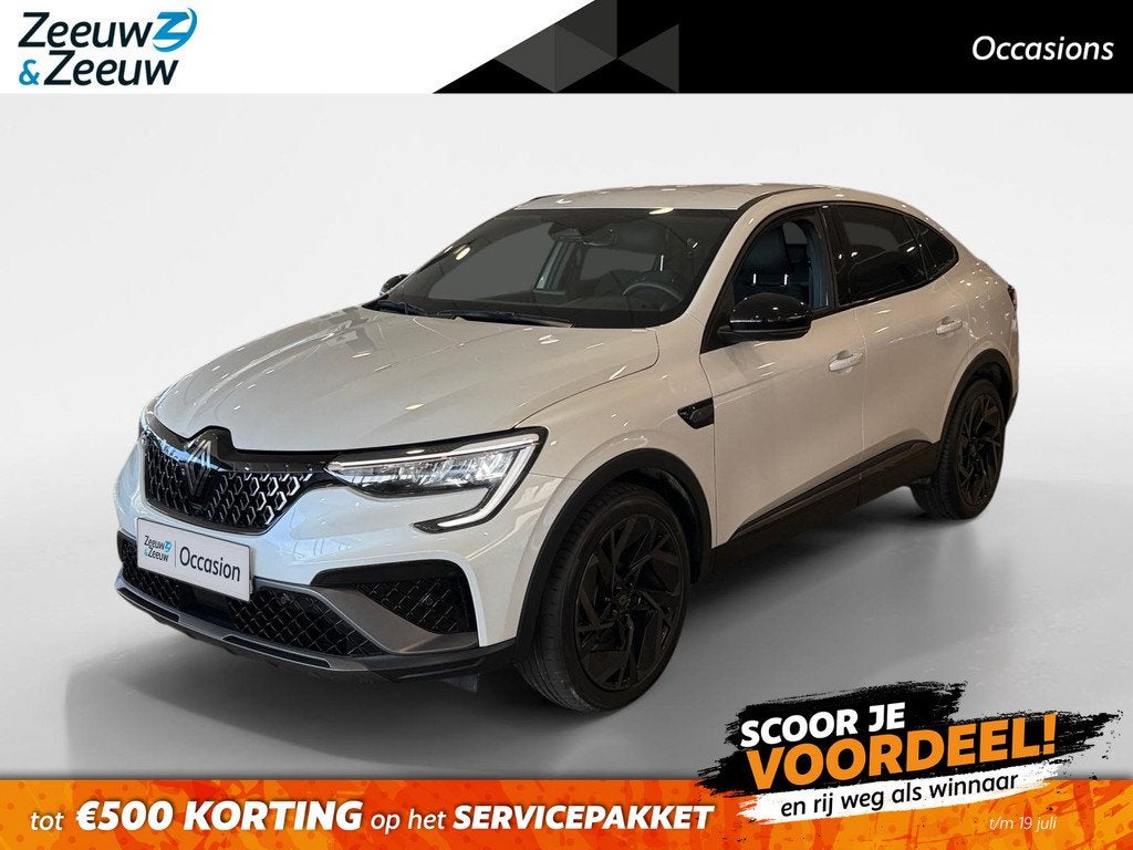 Renault Arkana 1.6 E-Tech full hybrid 145 esprit Alpine *Aut, Auto's, Renault, Gebruikt, Wit, Automatische klimaatregeling, Bedrijf
