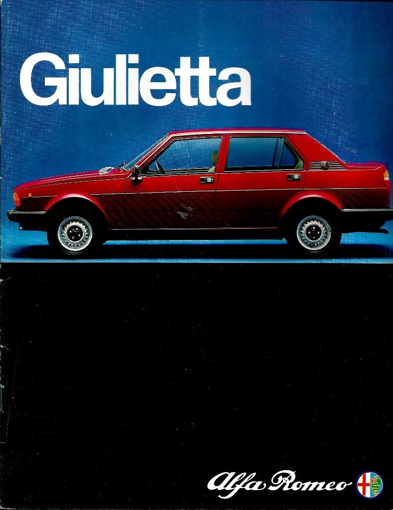 Folder Alfa Romeo Giulietta 1980, Ophalen of Verzenden, Gelezen, Alfa Romeo