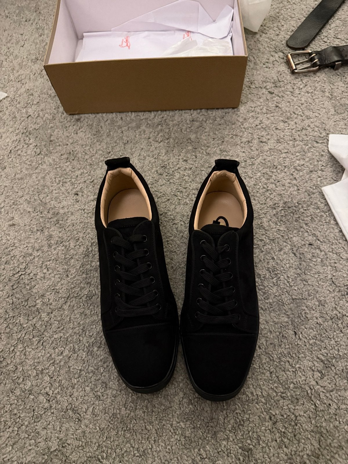Christian Louboutin Orlato Flat sneakers zwart, Zwart, Nieuw, Ophalen of Verzenden, Sneakers of Gympen