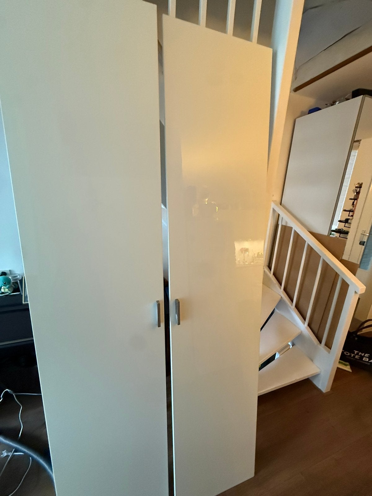 2 Pax kast deuren, Ophalen, Gebruikt, Minder dan 80 cm, 215 cm of meer