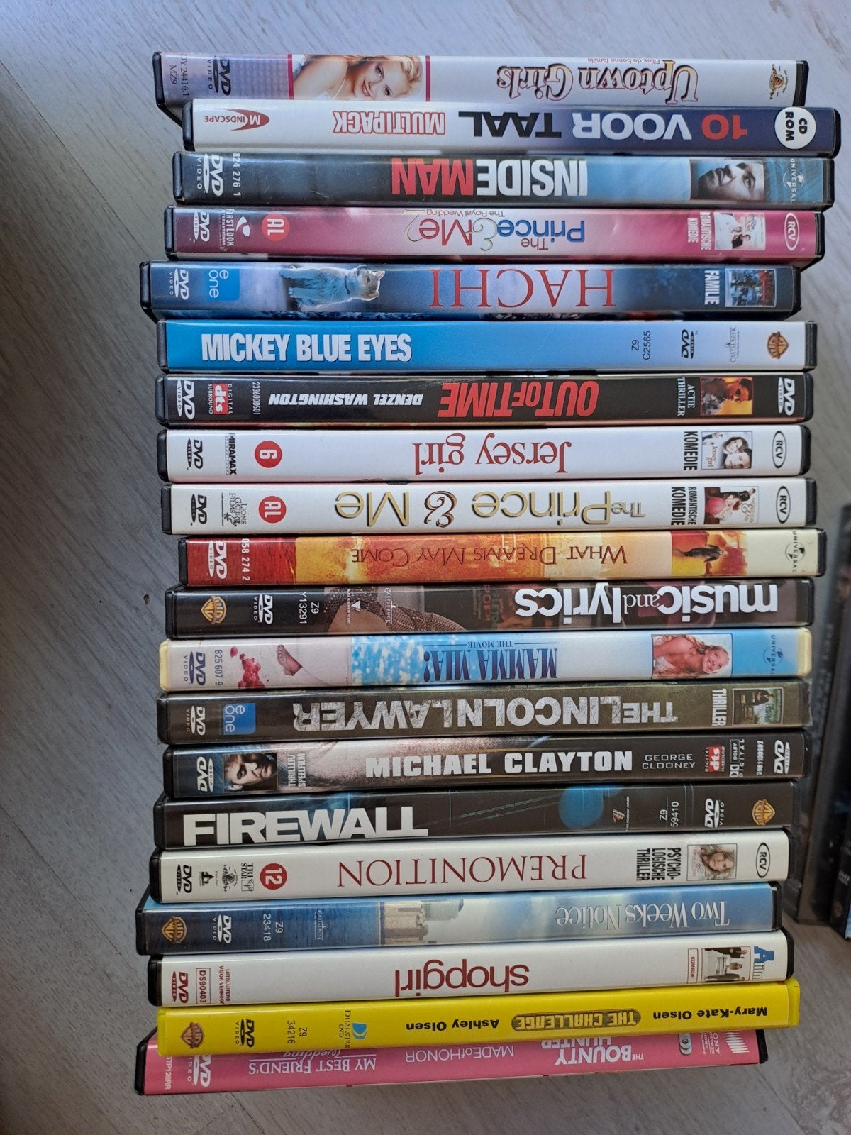 168 dvd's in verschillende categorieën, Ophalen, Gebruikt