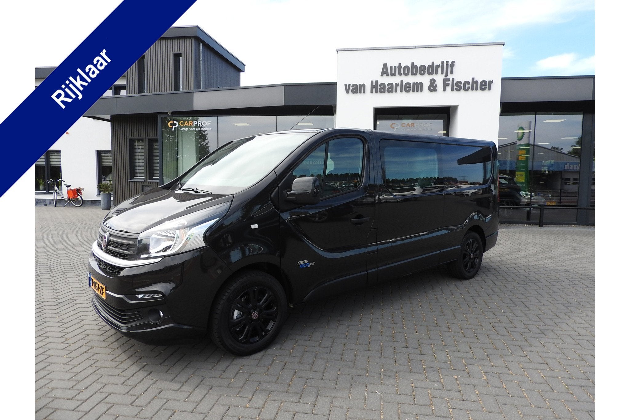 Fiat Talento 1.6 MJ EcoJet L2H1 Dubbele Cabine, Camera, Trek, Auto's, Bestelauto's, Gebruikt, Euro 6, 4 cilinders, Zwart