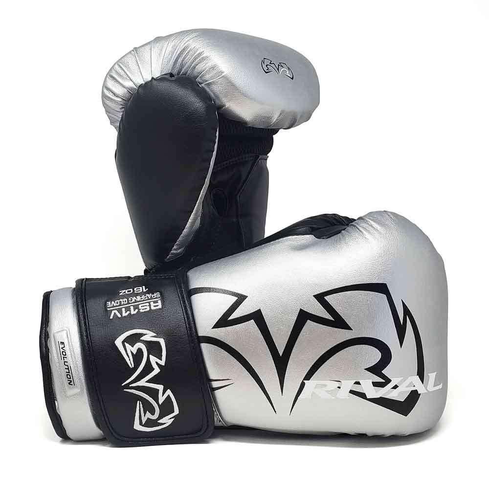 Boxing gloves Rival Evolution RS11V Sparring Silver, Ophalen of Verzenden, Bokshandschoenen