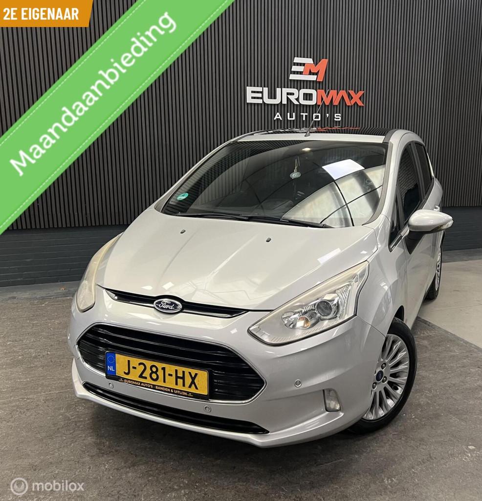 Ford B-Max 1.0 EcoBoost Titanium 2e eig - Distr verv - Airco, Voorwielaandrijving, Euro 5, Gebruikt, Bedrijf