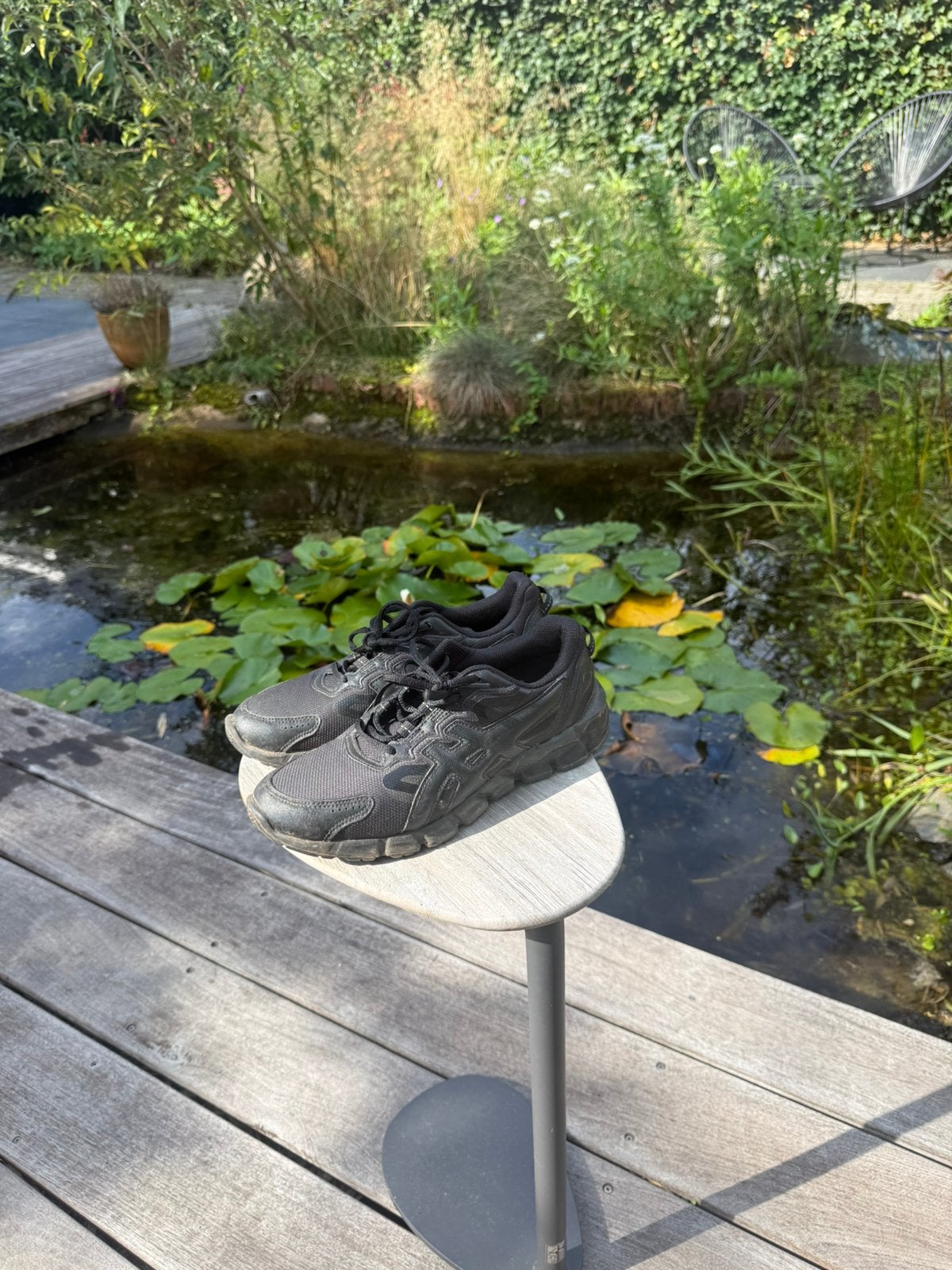 Asics hike schoenen, Kleding | Heren, Ophalen of Verzenden, Zo goed als nieuw, Zwart