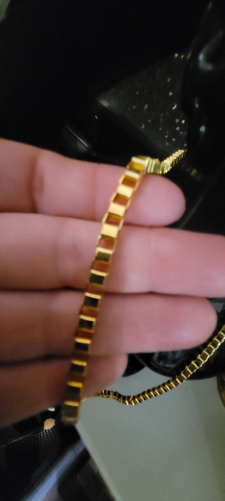 vergoud ketting 18K - nieuw, Ophalen of Verzenden, Nieuw, Goud, Overige materialen
