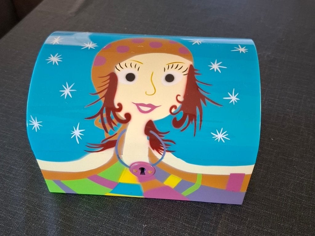 Pylones sieradenkistje, Overige kleuren, Ophalen of Verzenden, Zo goed als nieuw, Met slot