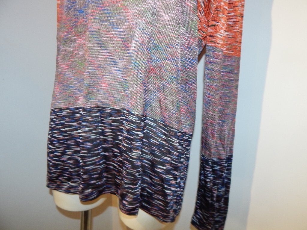 Missoni sweatertje sweatshirt kleurrijk design glad breiselL, Maat 42/44 (L), Zo goed als nieuw, Missoni, Meerkleurig
