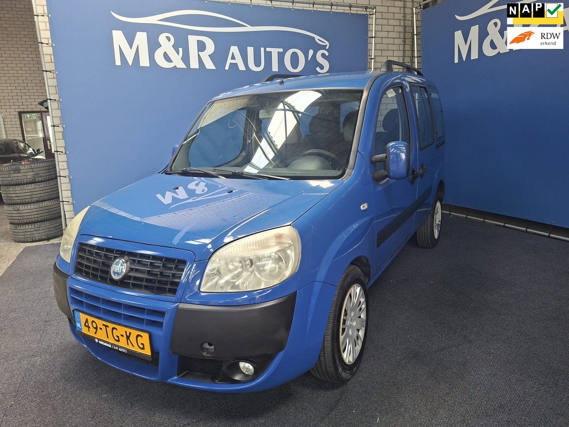 Fiat Doblò 1.4 Family Plus, Auto's, Voorwielaandrijving, Stof, Gebruikt, 4 cilinders
