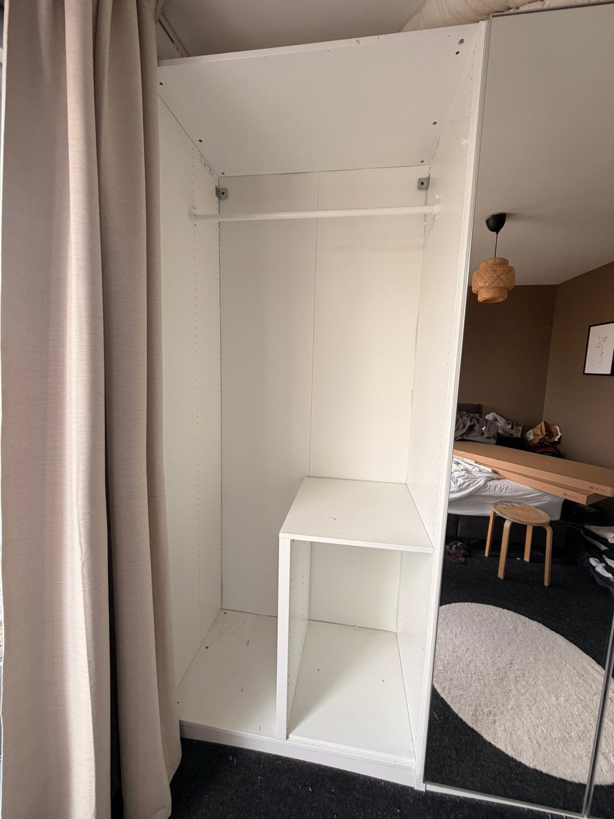 Ikea pax kast, Ophalen, 100 tot 150 cm, 200 cm of meer, Zo goed als nieuw
