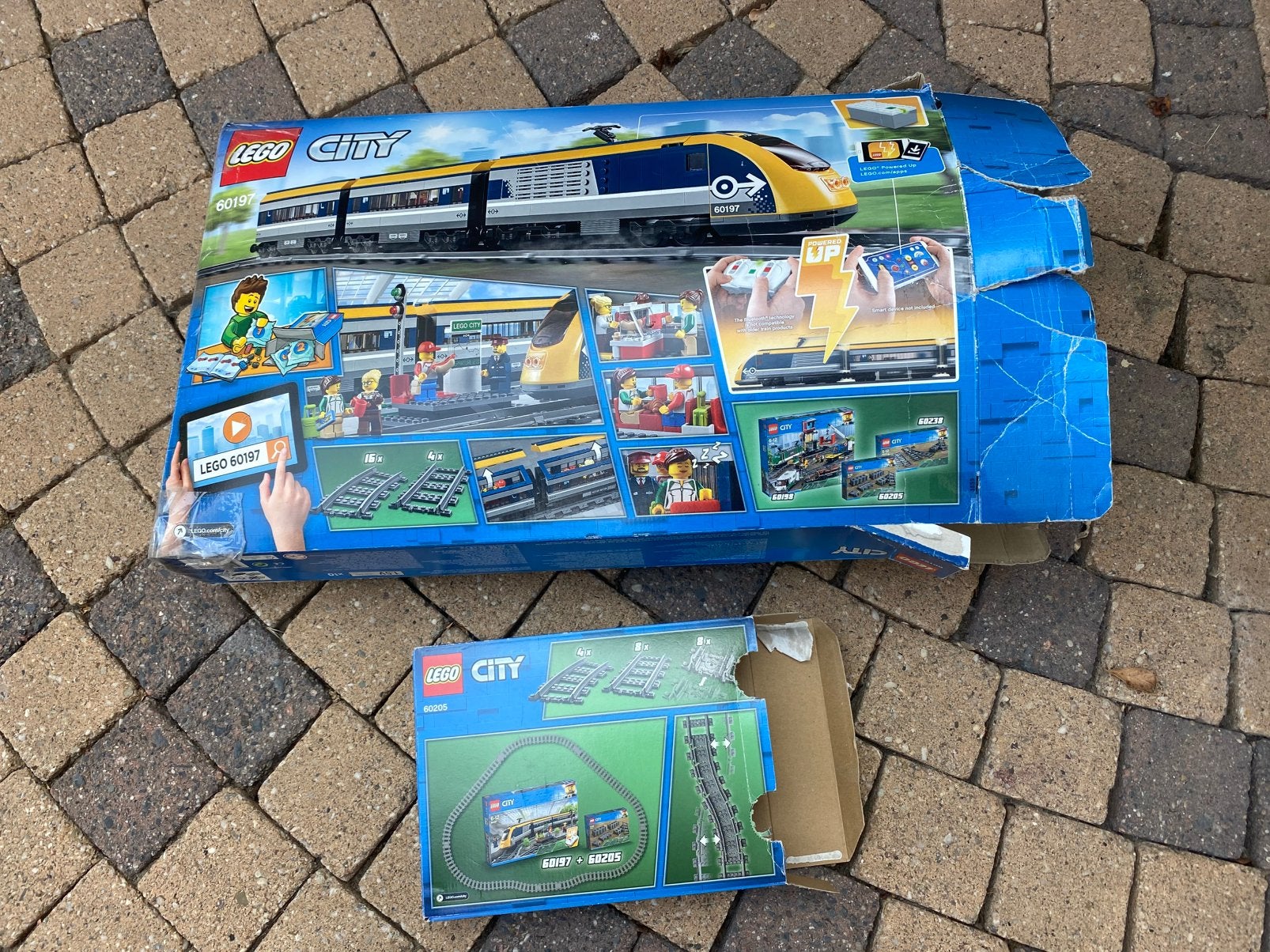 Lego city trein 60197, Kinderen en Baby's, Speelgoed | Duplo en Lego, Lego, Ophalen of Verzenden, Zo goed als nieuw, Complete set
