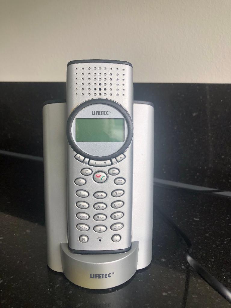 Draadloze DECT -telefoon, Ophalen of Verzenden, Zo goed als nieuw, 1 handset, Stralingsarm