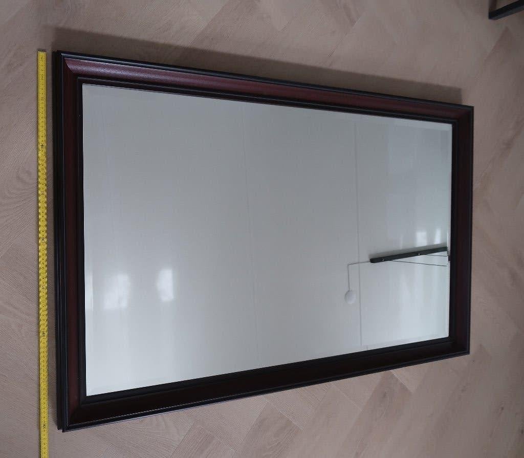 groot geslepen spiegel  met lijst, Huis en Inrichting, Woonaccessoires | Spiegels, Ophalen, 125 cm of meer, Zo goed als nieuw