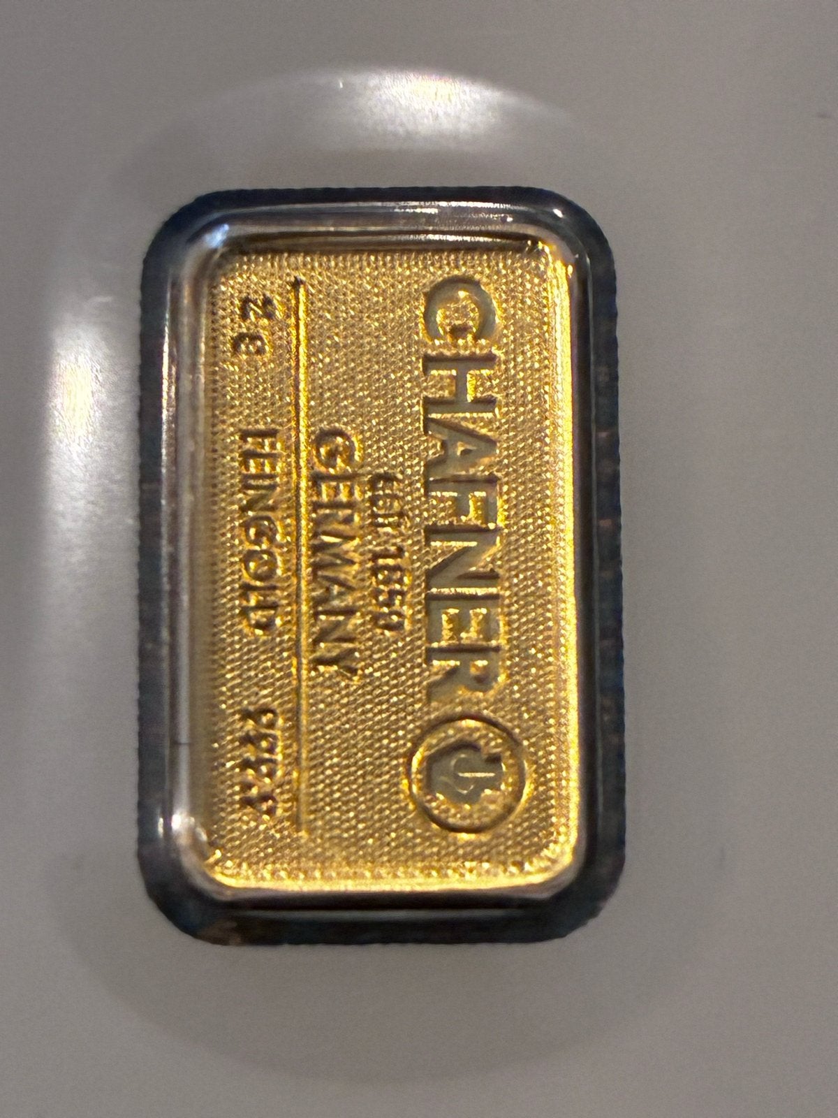 2g Chafner Fijngoud 999.9 Goudbaar in CertiCard, Ophalen of Verzenden, Goud