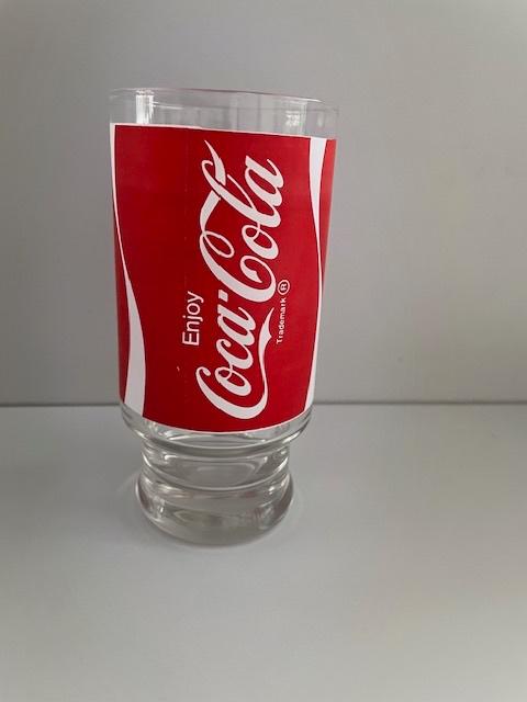 Enjoy Coca Cola Glas , Verzamelen, Ophalen of Verzenden, Gebruikt, Frisdrankglas