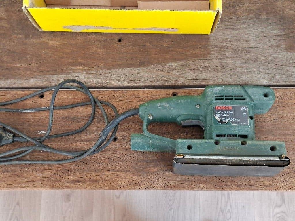 Bosch schuurmachine PSS22, Ophalen of Verzenden, Gebruikt, Minder dan 600 watt, Vlakschuurmachine
