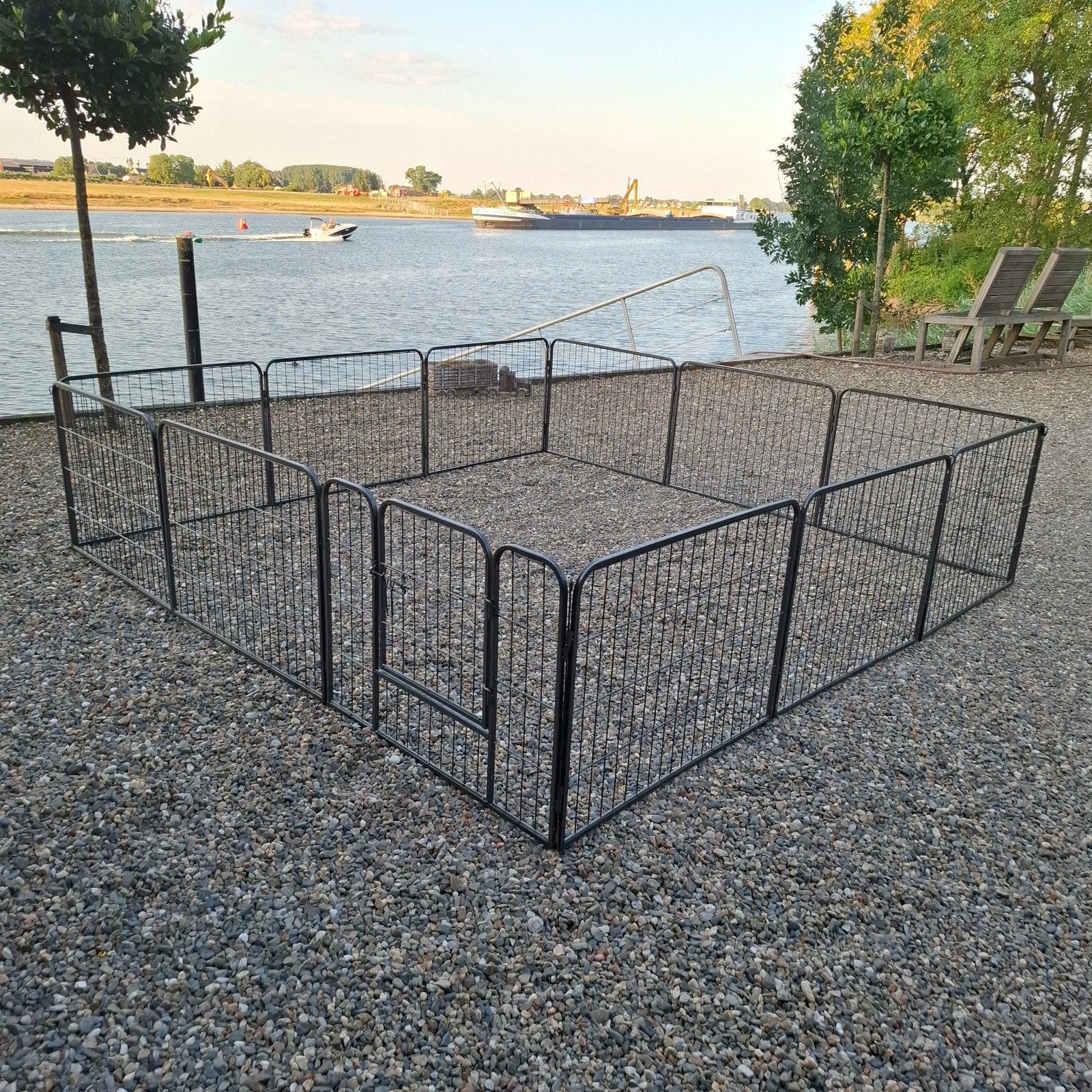 puppyren hondenren 14 panelen, Ophalen, Gebruikt, 110 cm of meer, 65 tot 100 cm