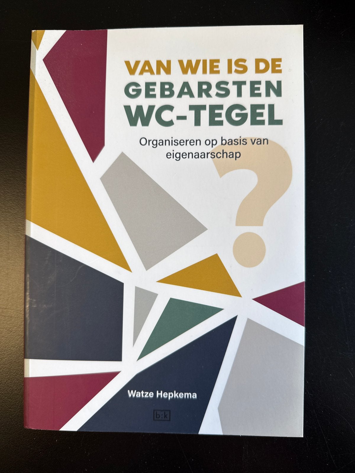 Van Wie Is De Gebarsten WC-Tegel - Watze Hepkema, Ophalen of Verzenden, Nieuw, Management