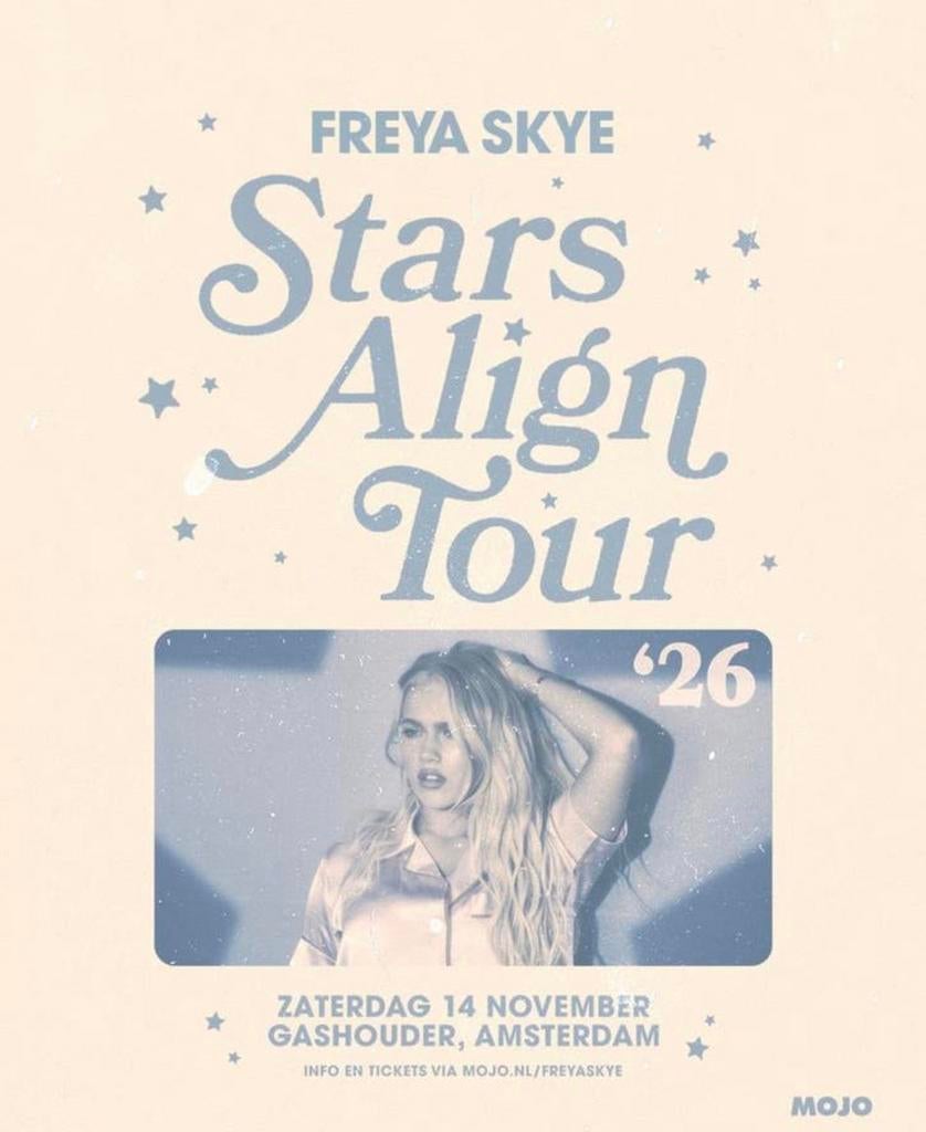 Freya Skye - Gashouder Amsterdam - 14 November, Twee personen, November