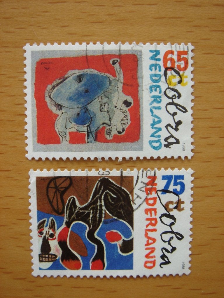Cobra 2x NVPH 1409 en 1410     Gestempeld, Postzegels en Munten, Postzegels | Nederland, Ophalen of Verzenden, Na 1940, Gestempeld
