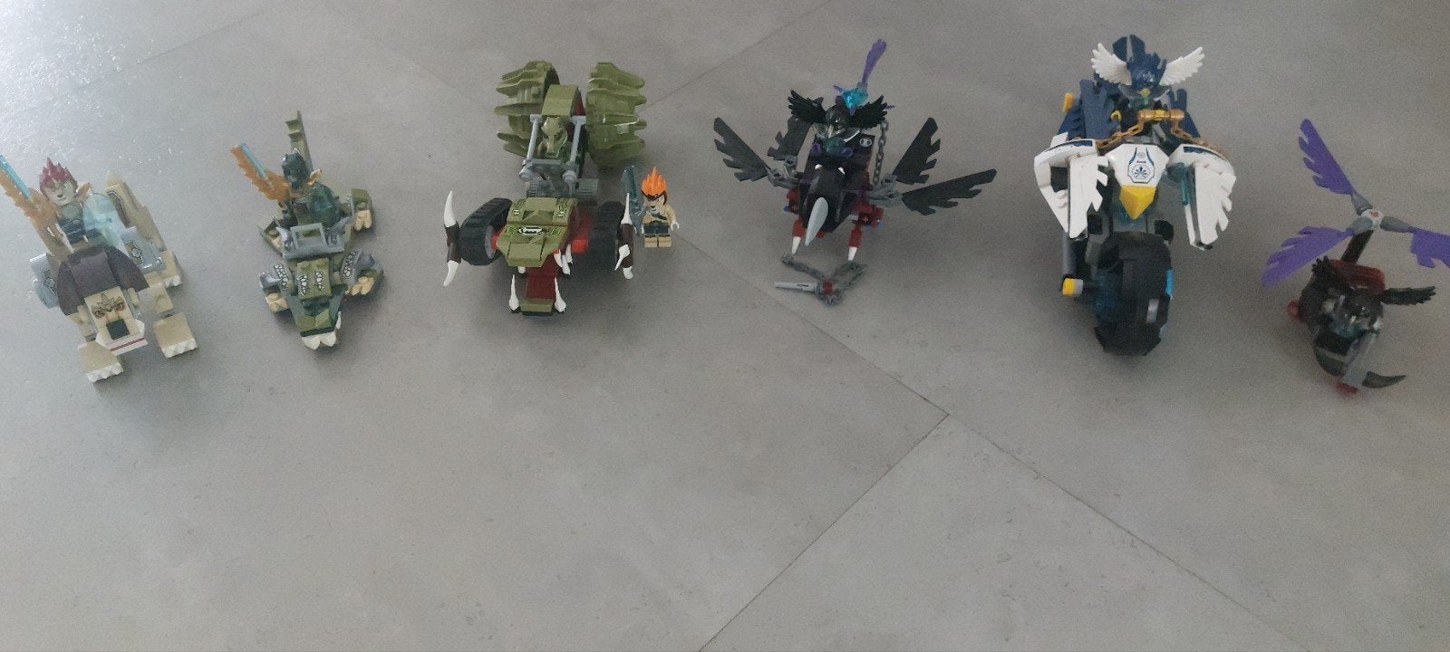Lego Chima sets compleet met instructie (5 stuks), Lego, Ophalen of Verzenden, Complete set, Compleet
