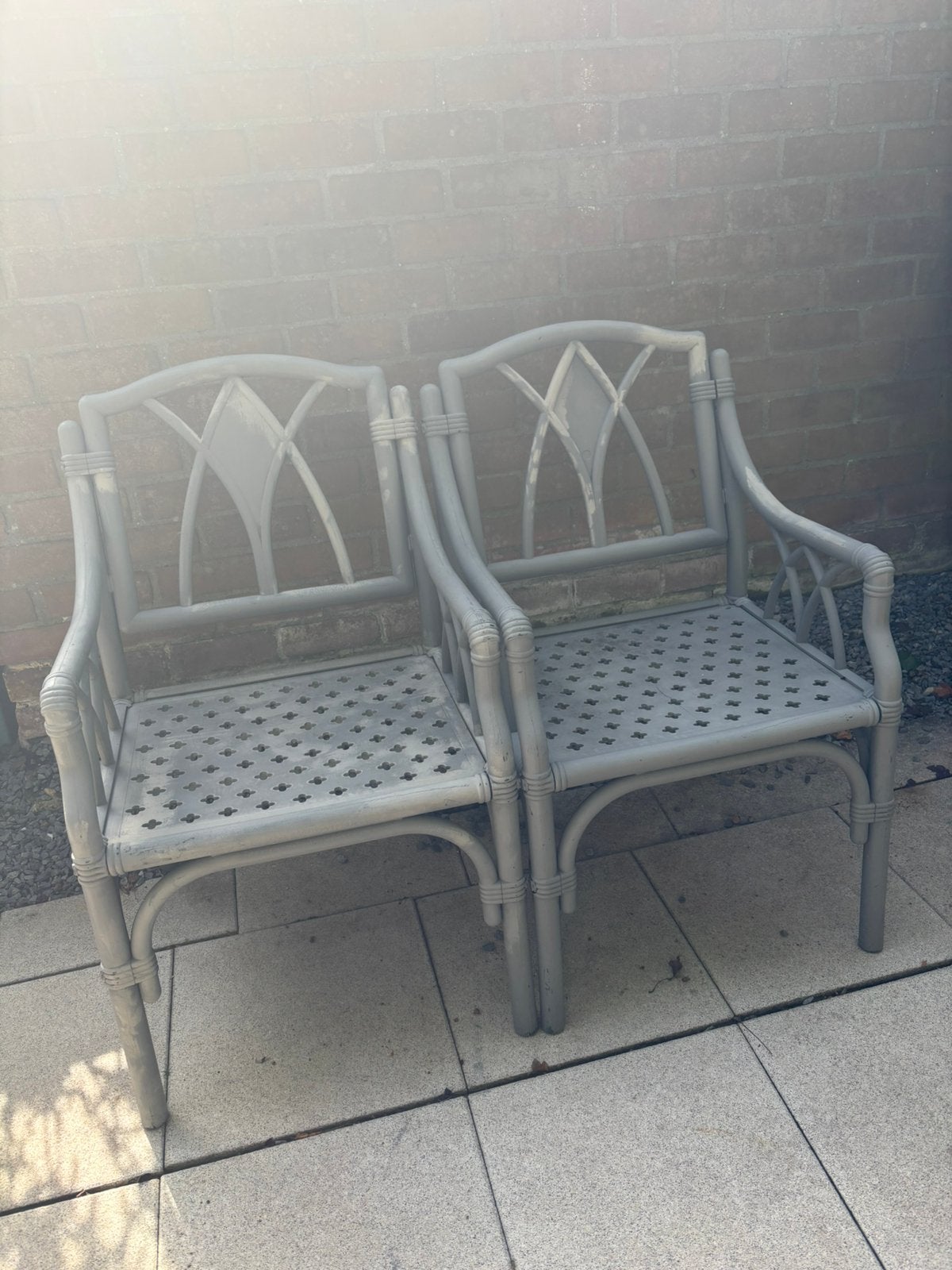 Gratis op te halen tuinstoelen, Ophalen, Zo goed als nieuw, Kunststof