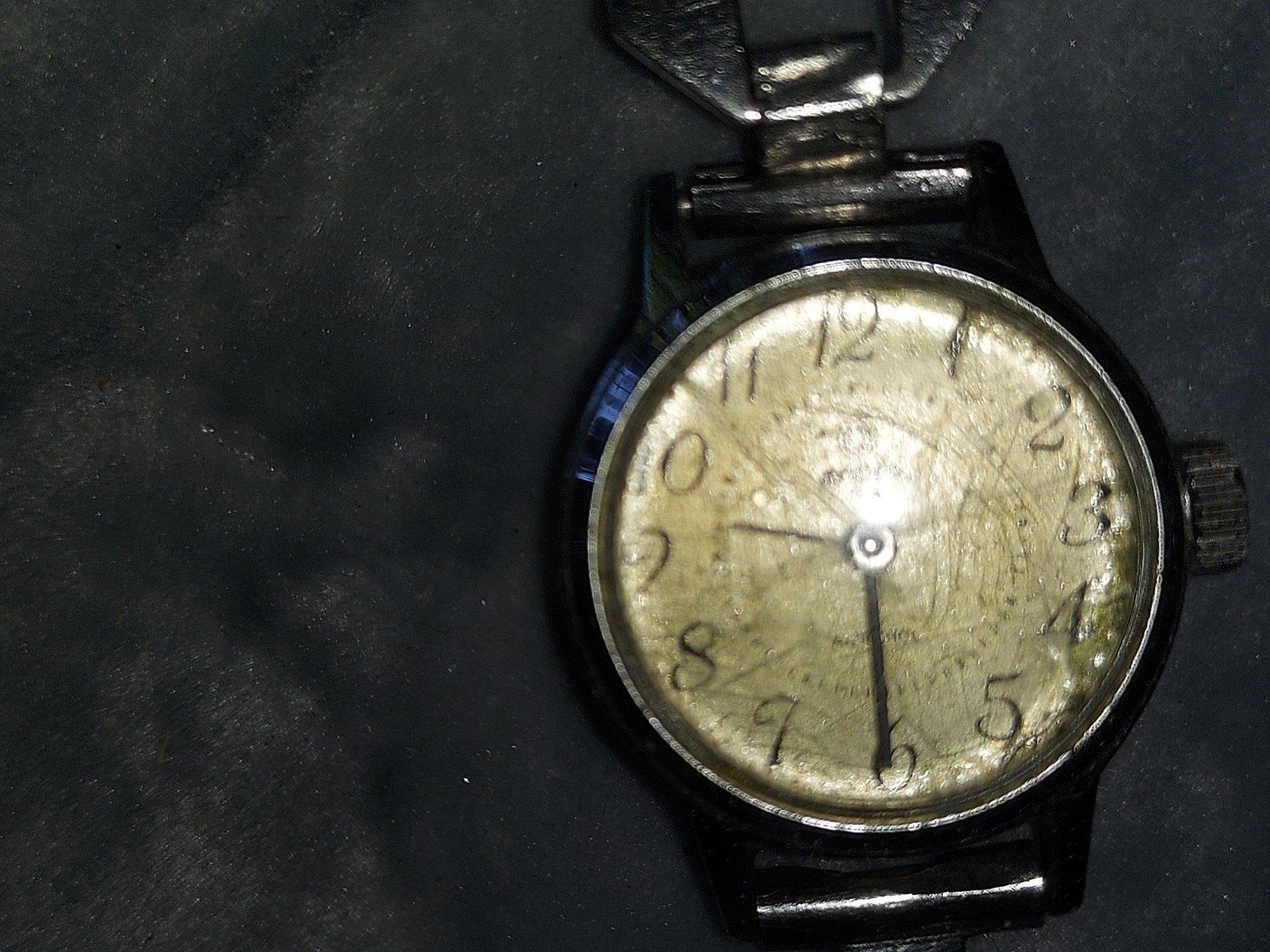 Vintage Polshorloge met Unieke Schakelband, Overige merken, Overige materialen, Met bandje, Polshorloge