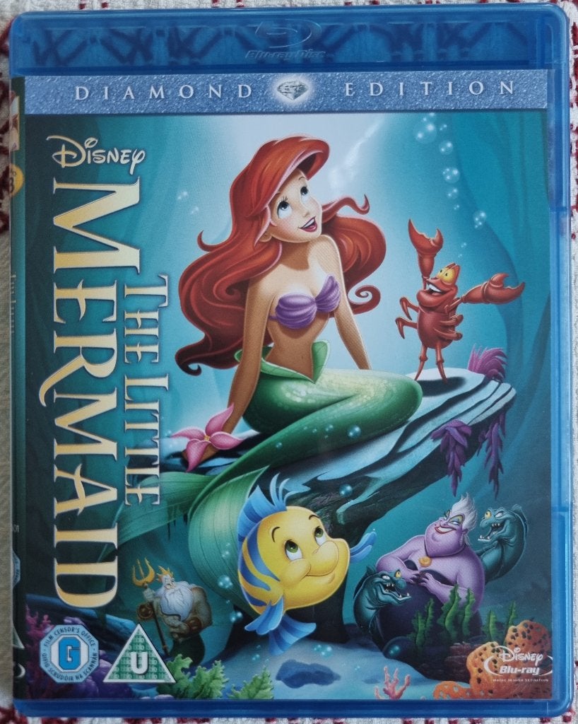 Blu-ray: The Little Mermaid (Diamond Edition), Ophalen of Verzenden, Zo goed als nieuw, Tekenfilms en Animatie