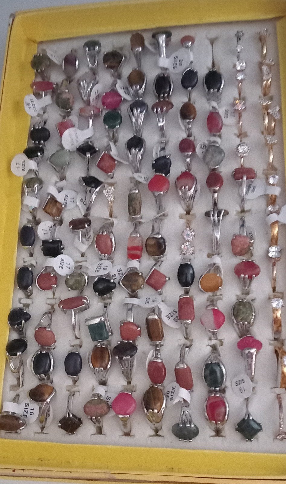 300 rvs ringen, Sieraden, Tassen en Uiterlijk, Ringen, IJzer of Staal, Ophalen of Verzenden, Zo goed als nieuw, 17 tot 18