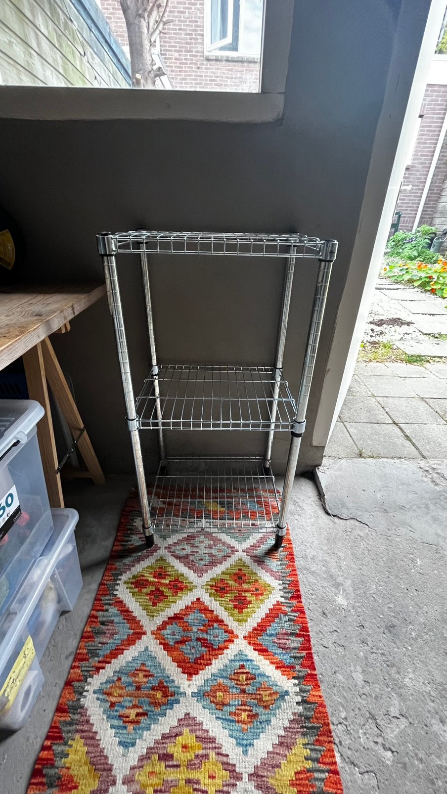 Omar IKEA rek, Ophalen, Gebruikt