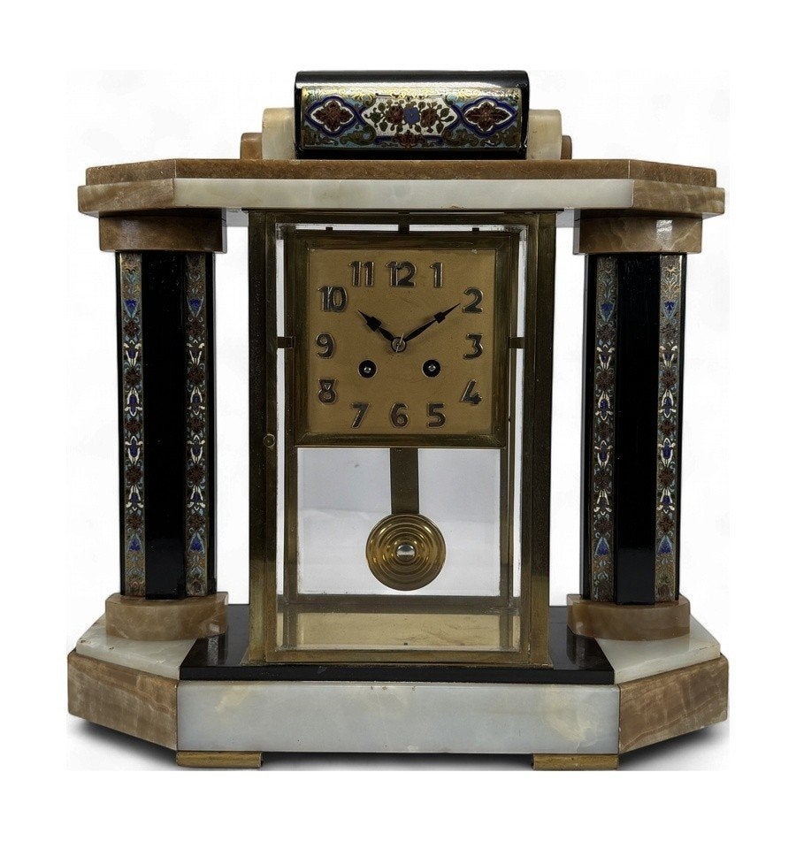 1038. Art Deco pendule - Frankrijk, eerste kwart 20e eeuw