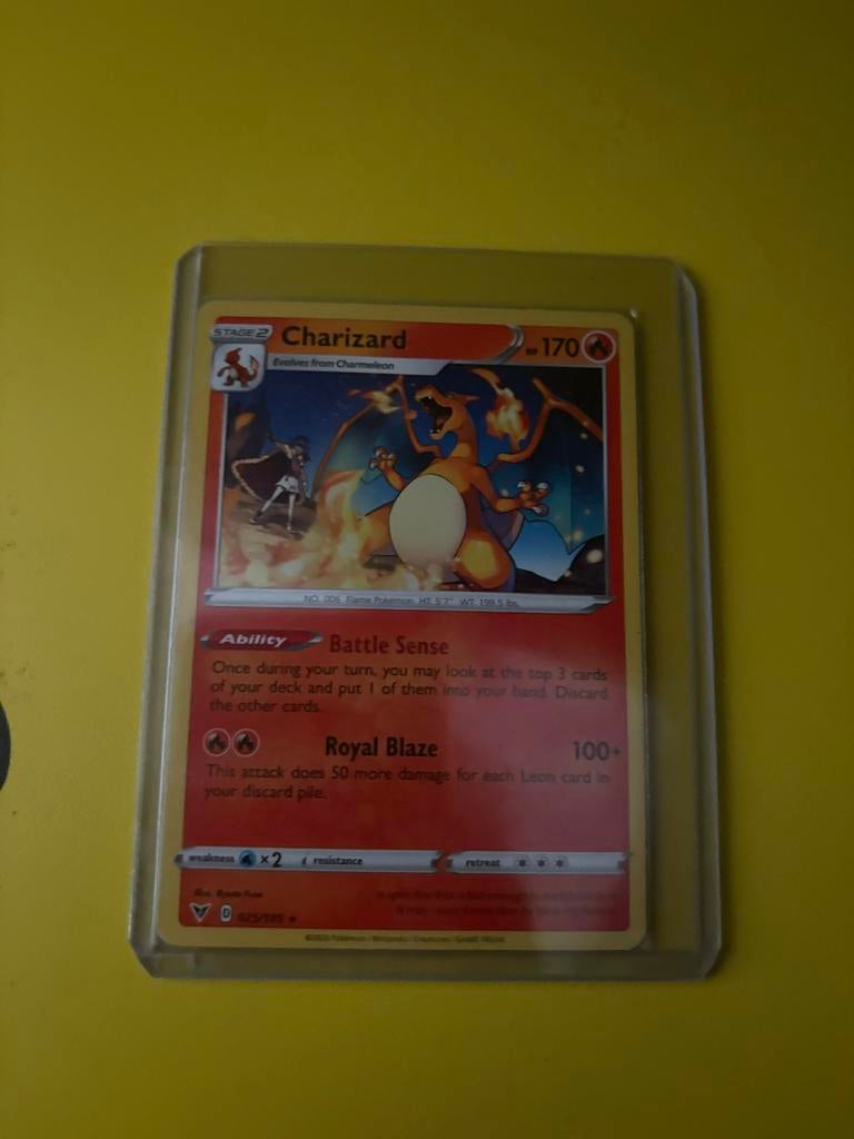 Charizard 025/185 Pokémon kaart (Battle Sense), Hobby en Vrije tijd, Verzamelkaartspellen | Pokémon, Ophalen of Verzenden, Zo goed als nieuw