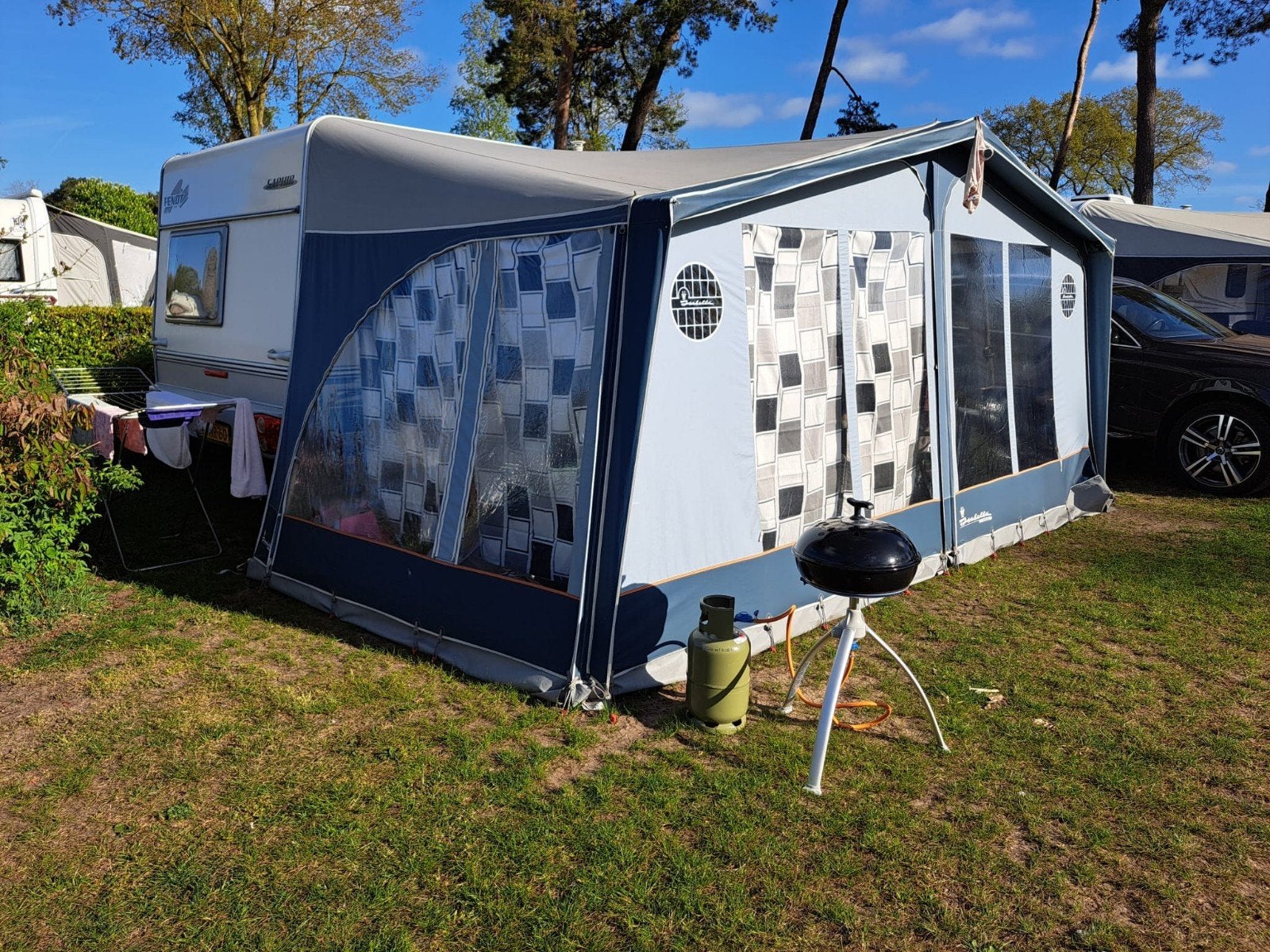 Isabella G16 Voortent met Carbon Frame, Caravans en Kamperen, Ophalen, Gebruikt, Isabella