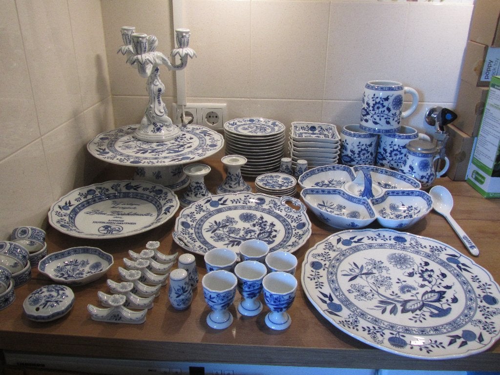 Hutschenreuther Zwiebelmuster uienmotief collectables, Ophalen of Verzenden