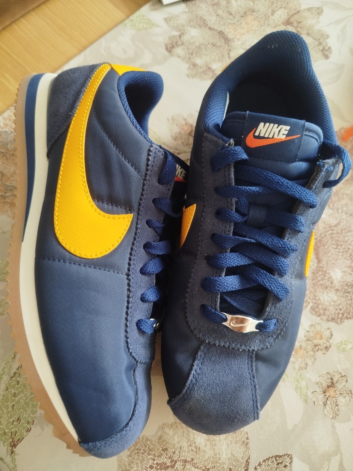 Nike Cortez sneakers maat 39 - Blauw/Geel, Kleding | Dames, Blauw, Nike, Ophalen of Verzenden, Sneakers of Gympen