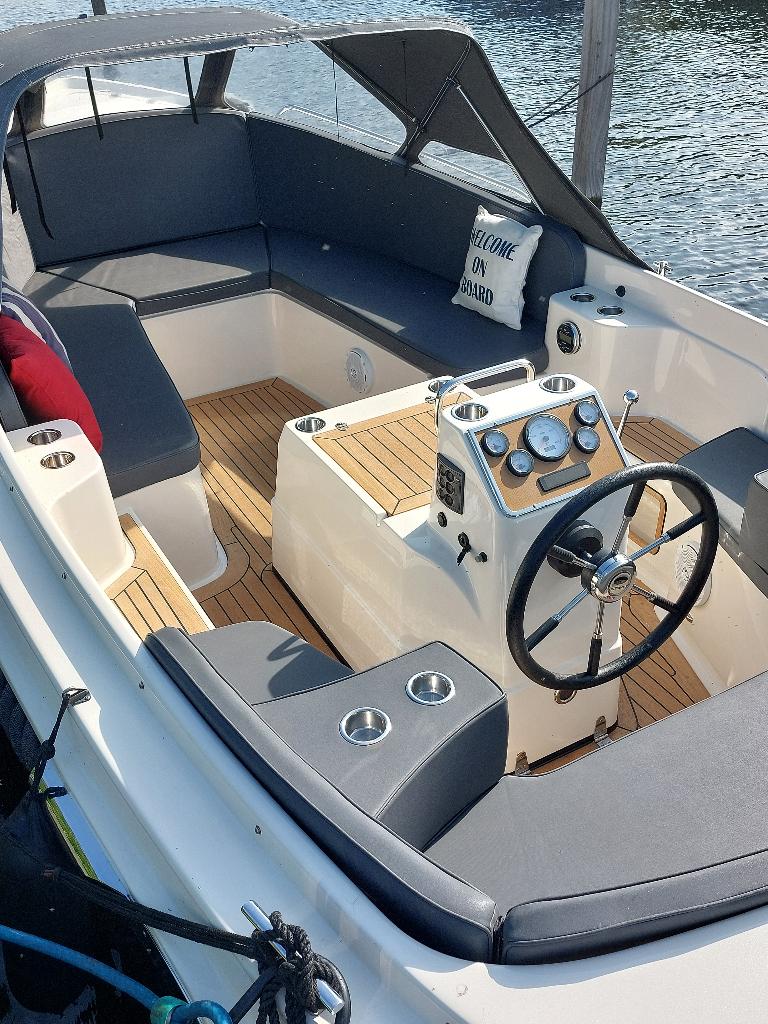 Interboat Intender 640 42 PK van 2017 Sloep, Watersport en Boten, Ophalen, Tender, Gebruikt, Binnenboordmotor