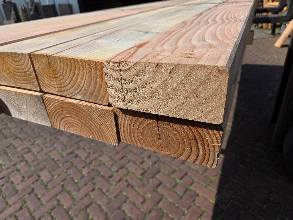 14 Douglas balken 6.5x14.5 cm /  4.00 m lang - nr: TB37, Ophalen, Nieuw, 250 cm of meer, Balken