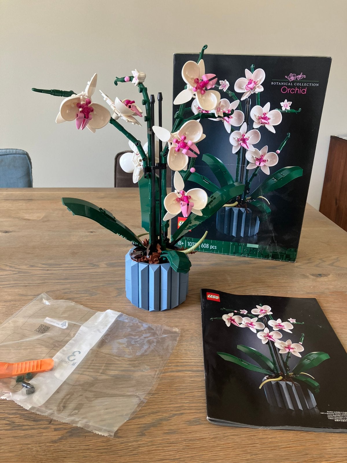 Lego 10311 orchidee - botanical collection orchid, Ophalen of Verzenden, Zo goed als nieuw