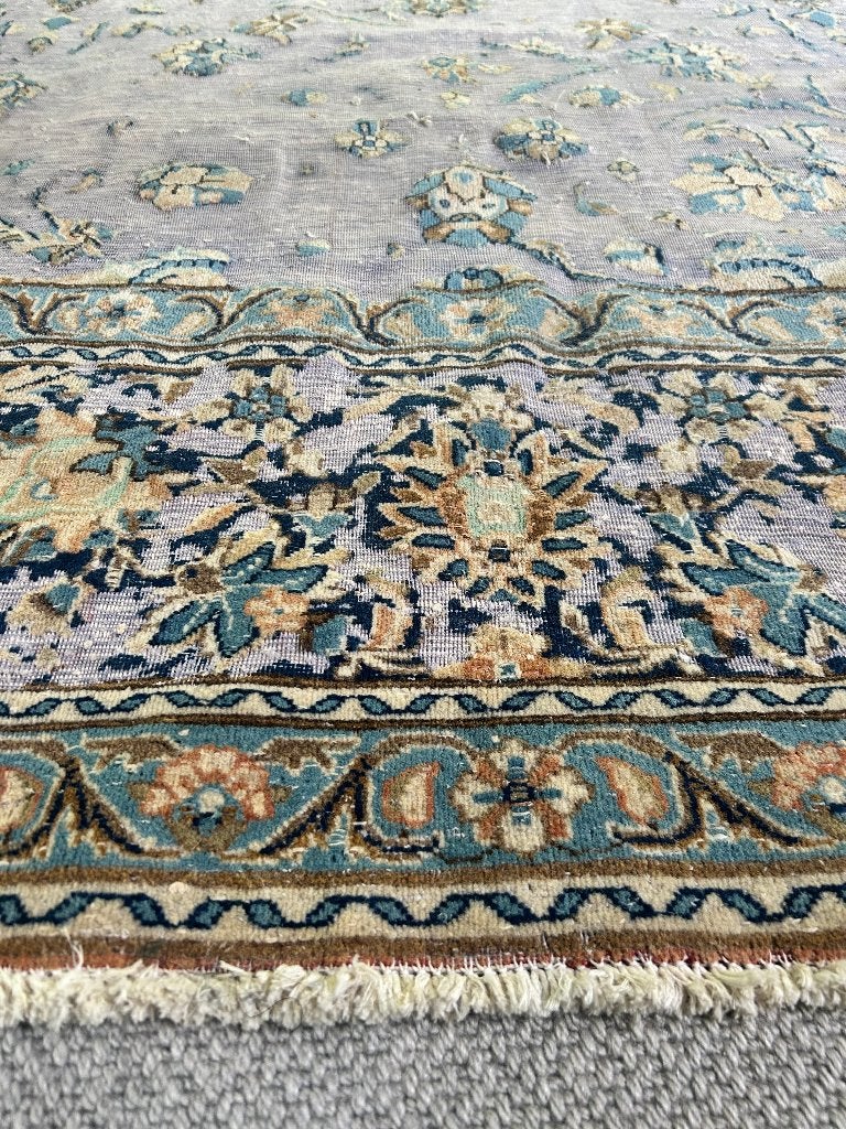 klassiek vintage tapijt, Huis en Inrichting, Gebruikt, 200 cm of meer, 200 cm of meer, Blauw