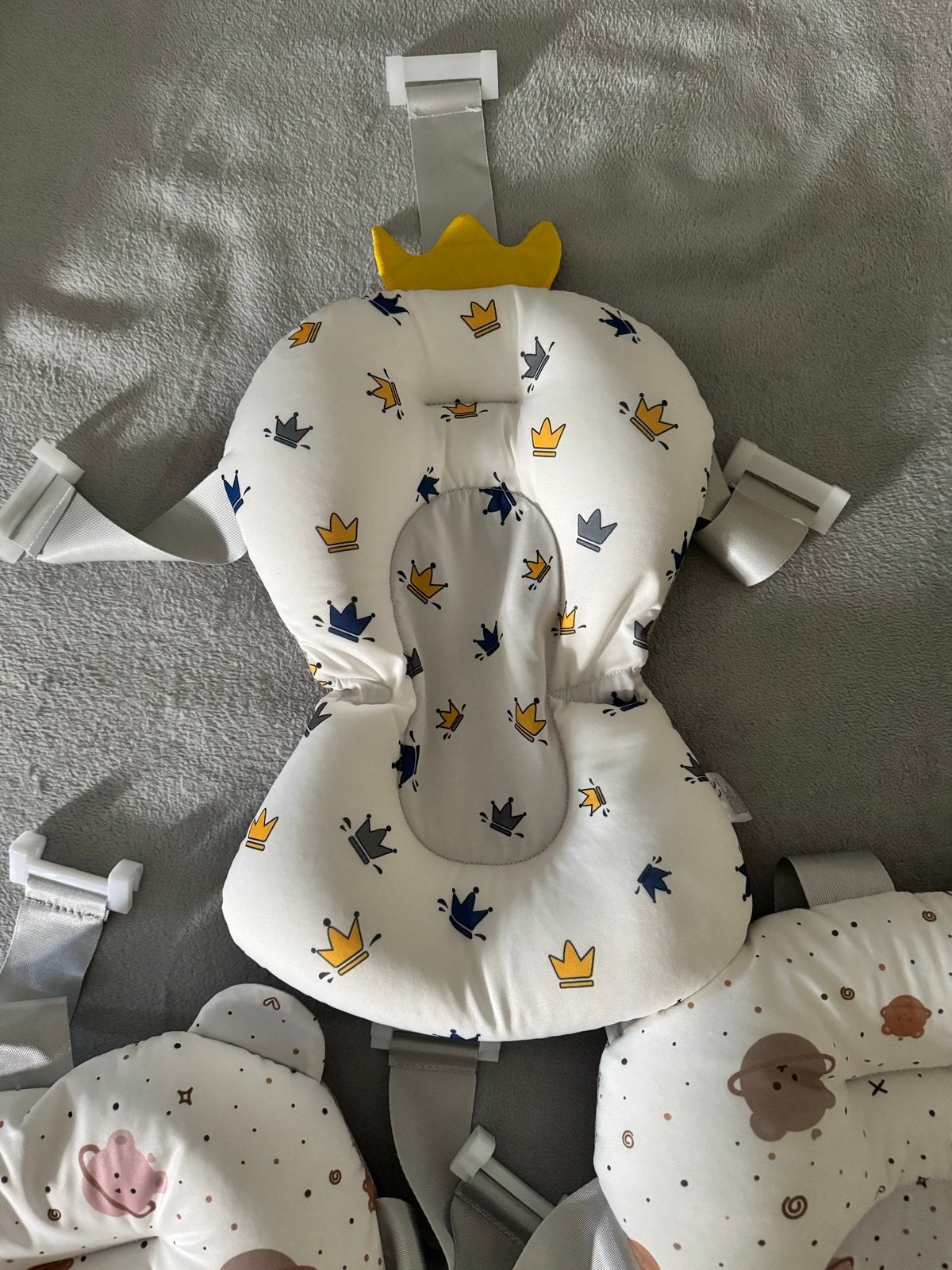 Badzitje/Badring voor baby's - 3 verschillende prints, Overige merken, Ophalen of Verzenden, Zo goed als nieuw, Badzitje of Badring