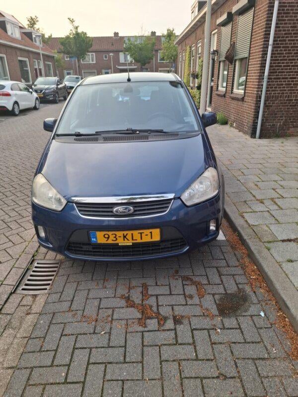 Ford C-Max 1.8 92KW 2010 Blauw apk 29 juni 2027, Auto's, Voorwielaandrijving, Zwart, 4 cilinders, Blauw