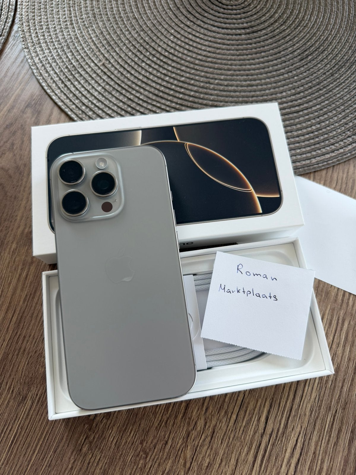 iPhone 16 Pro 256GB – Natural Titanium | Excellent Condition, Telecommunicatie, Mobiele telefoons | Apple iPhone, Ophalen of Verzenden