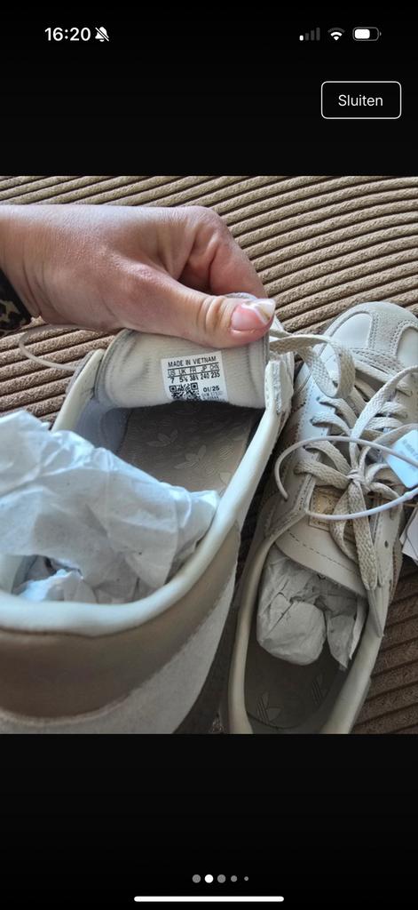 Adidas Spezial sneakers - Nieuw met prijskaartje, Ophalen of Verzenden, Nieuw, Beige, Sneakers of Gympen