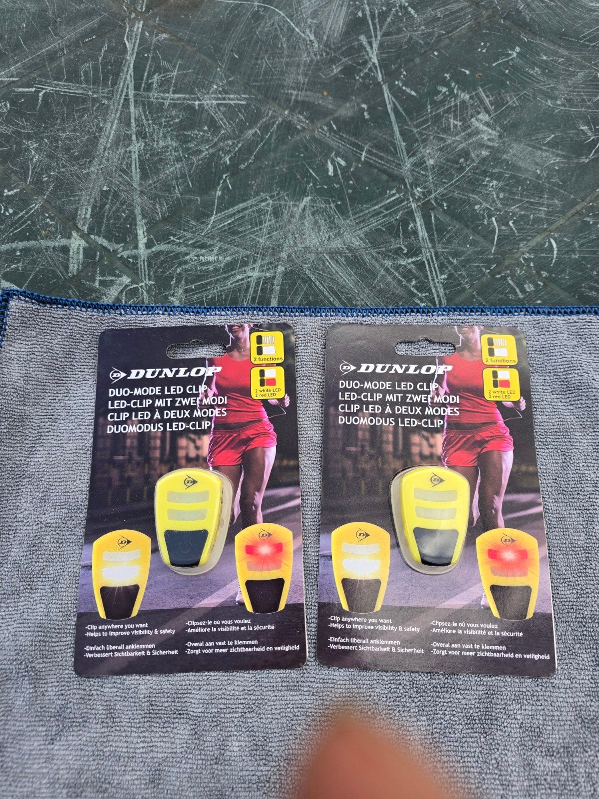 Dunlop Duo-Mode LED Clip - Verbeter je zichtbaarheid, Overige typen, Nieuw, Hardlopen, Ophalen