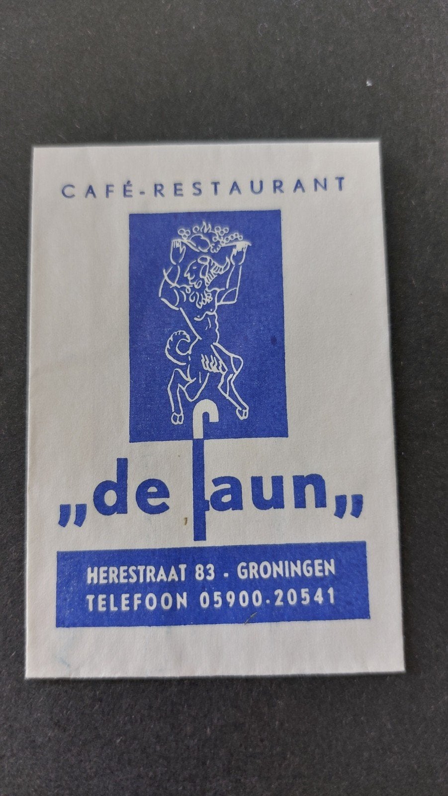 Groningen, "De Faun" café restaurant, Verzenden, Nederland