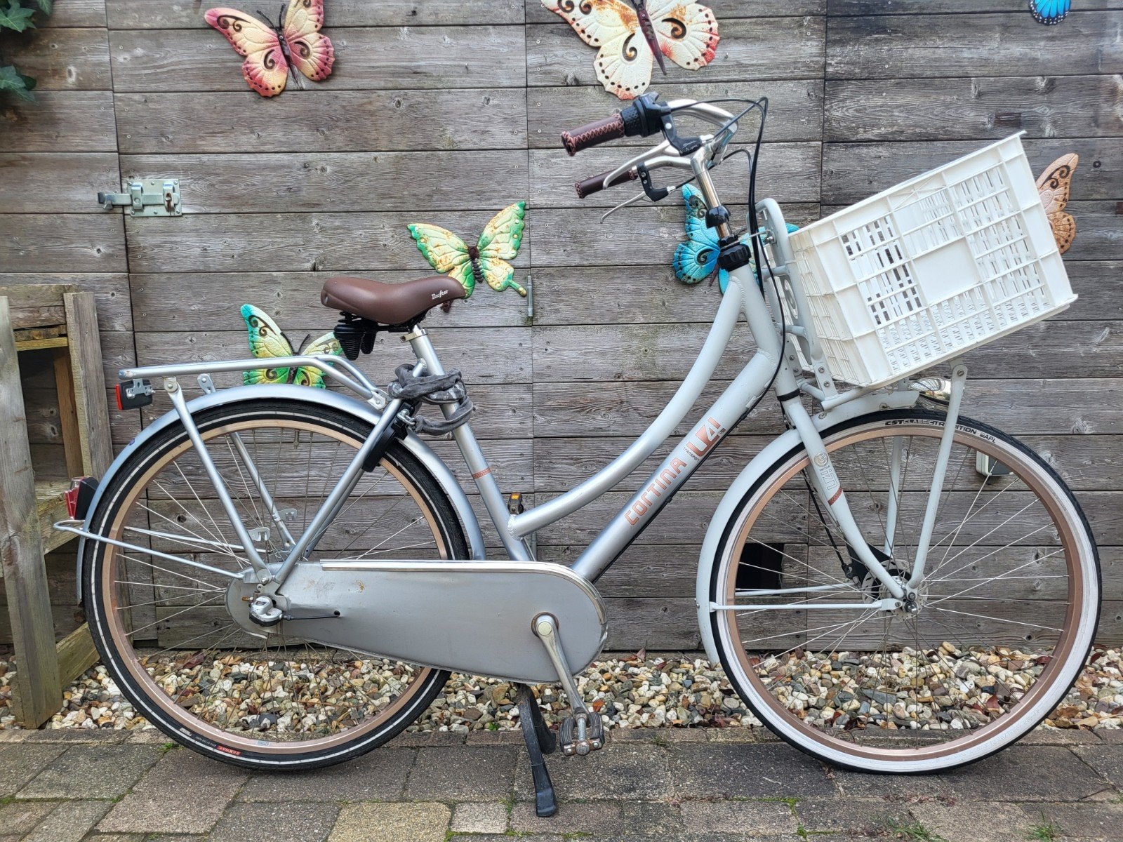 28 inch Cortina U4 Transportfiets, Versnellingen, Zo goed als nieuw, Cortina, Trommelrem