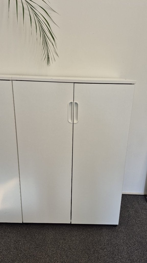 3 stuks IKEA GALANT Kast Wit 80x120x45cm, Ophalen, Overige materialen, Gebruikt, Modern, functioneel