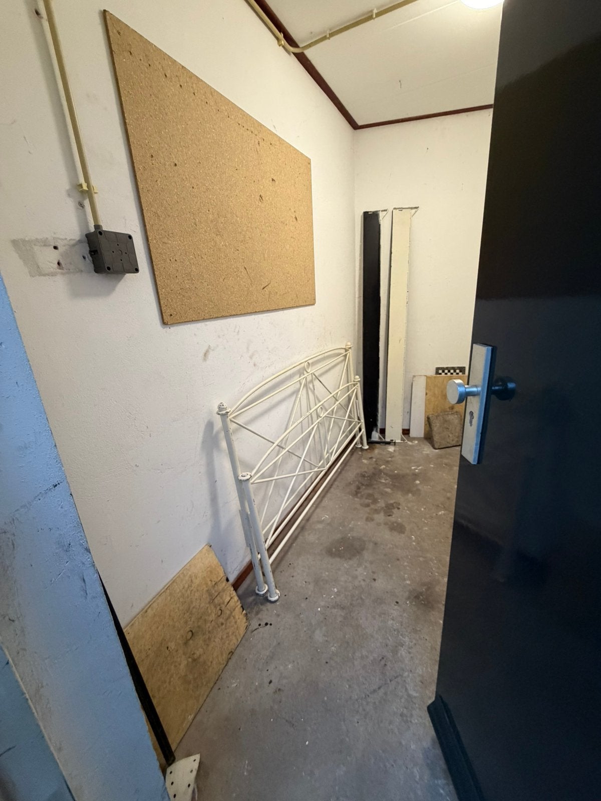 Gratis bed OUD IJZER, Ophalen, Gebruikt, Tweepersoons, 200 cm